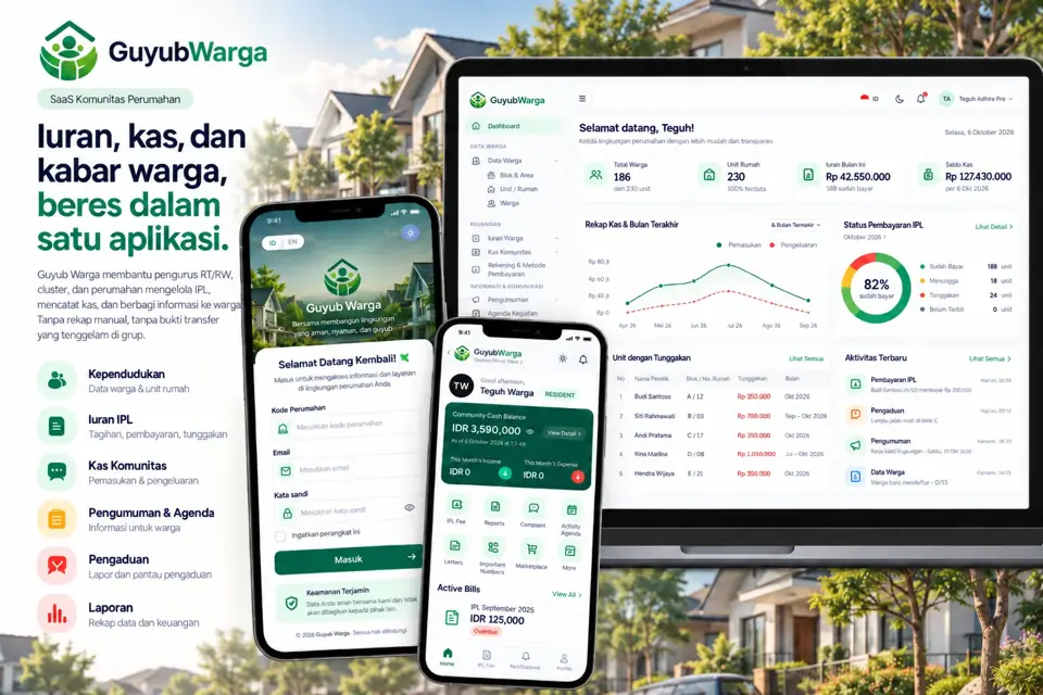 GuyubWarga - Community Management interface