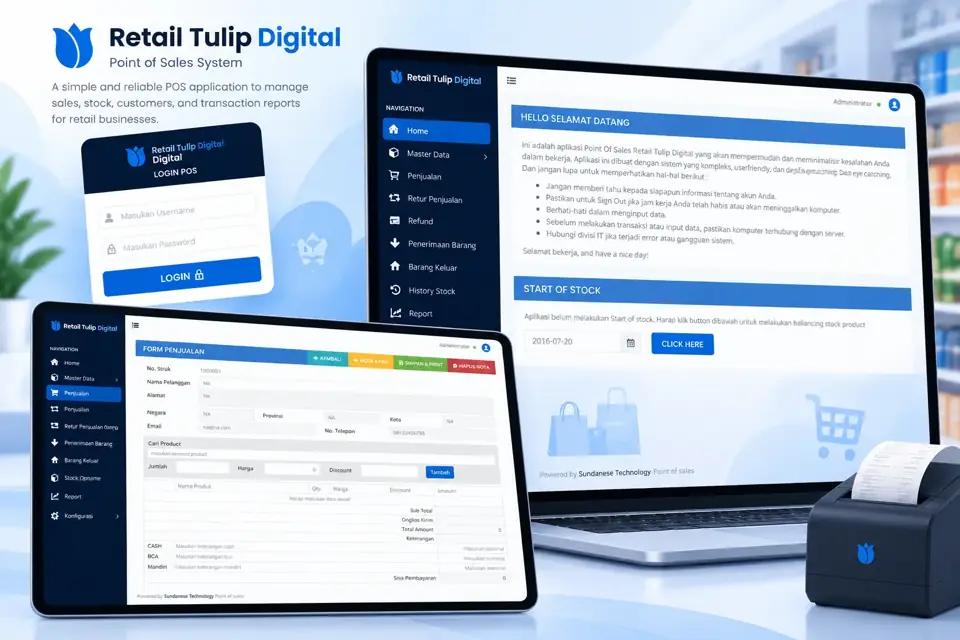 Retail Tulip Digital - POS interface