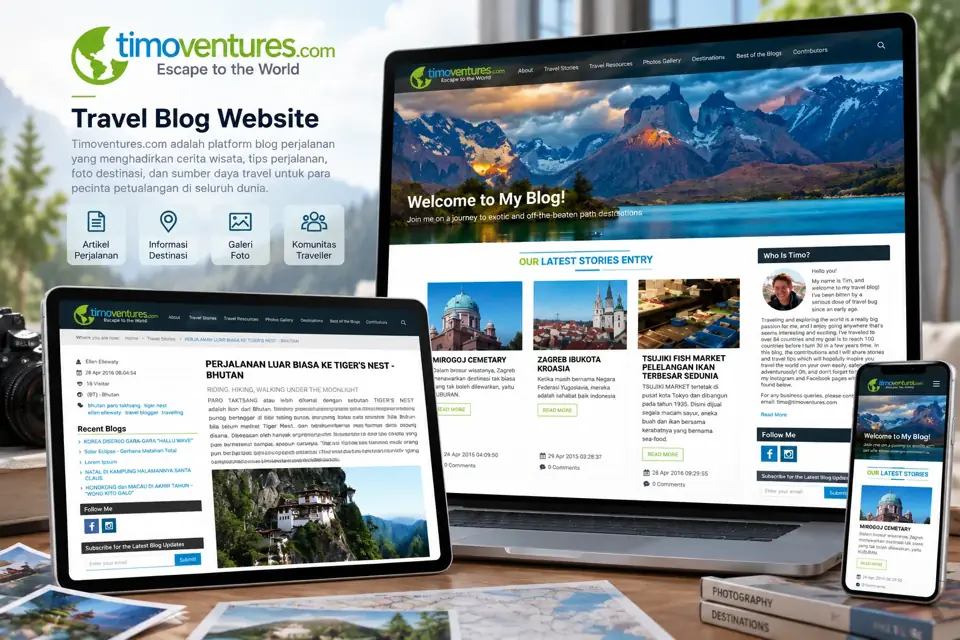 Timoventures interface
